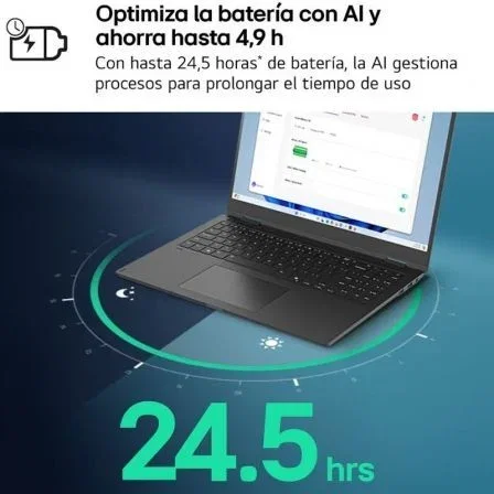 LG Gram 17Z90TL-G.AU88B, 17-pulgadas, Intel Core Ultra 7, 32 GB RAM, 1 TB SSD, Negro